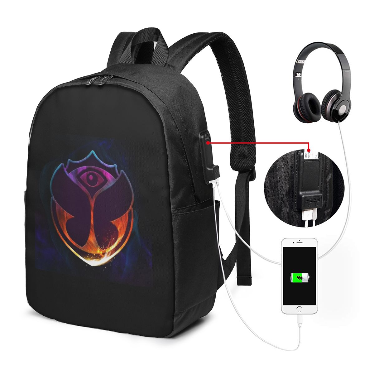 Travel Bags - Zaino Tomorrowland Butterfly, borsa da viaggio