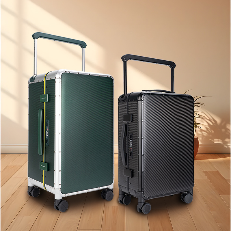 Spinner Wheel Rolling Suitcase 20 Inch - Valigia da viaggio in fibra di