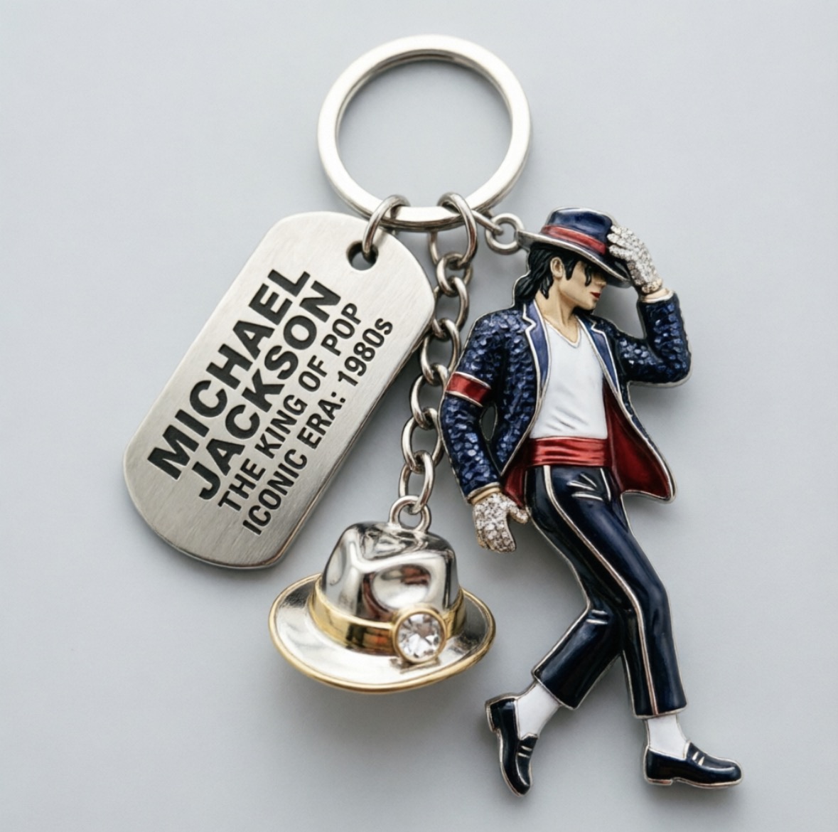 Backpacks - Portachiavi Michael Jackson, Ciondolo per Zaini