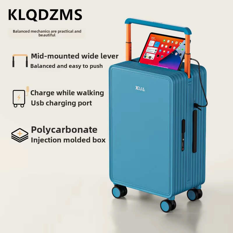 KLQDZMS Bagagli ABS + PC Scato - Spinner Wheel Rolling Suitcase 20 Inch recensione e prezzo