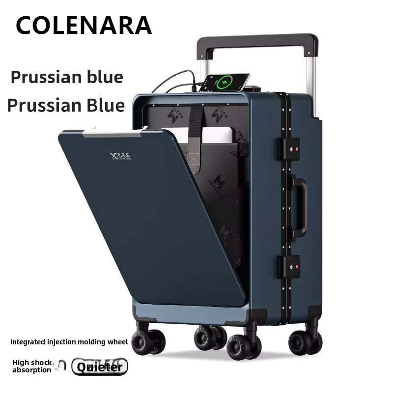 Valigia COLENARA in ABS+PC con - Front Opening Laptop Luggage 24 Inch recensione e prezzo