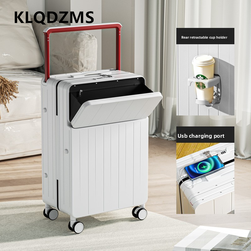 KLQDZMS Valigia multifunzional - Front Opening Laptop Luggage 24 Inch recensione e prezzo