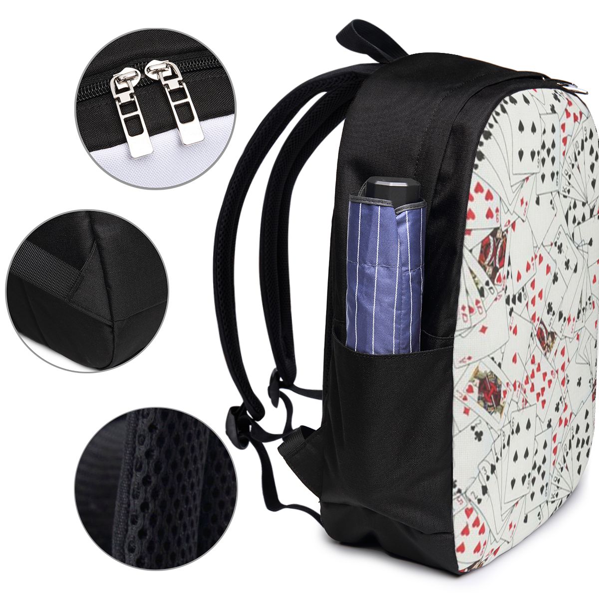 Zaino con stampa di carte da g - Travel Bags recensione e prezzo