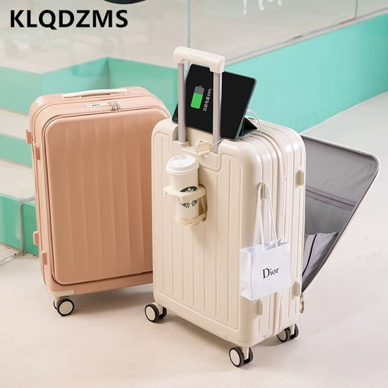 Valigia Multifunzionale KLQDZM - Front Opening Laptop Luggage 24 Inch recensione e prezzo