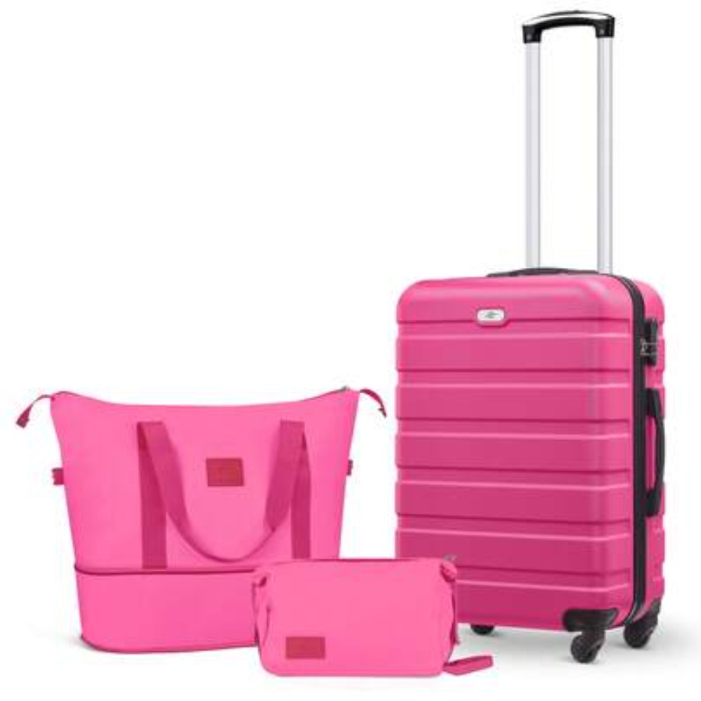 Set di 3 Valigie da Viaggio da - Expandable Hard Shell Luggage Set recensione e prezzo