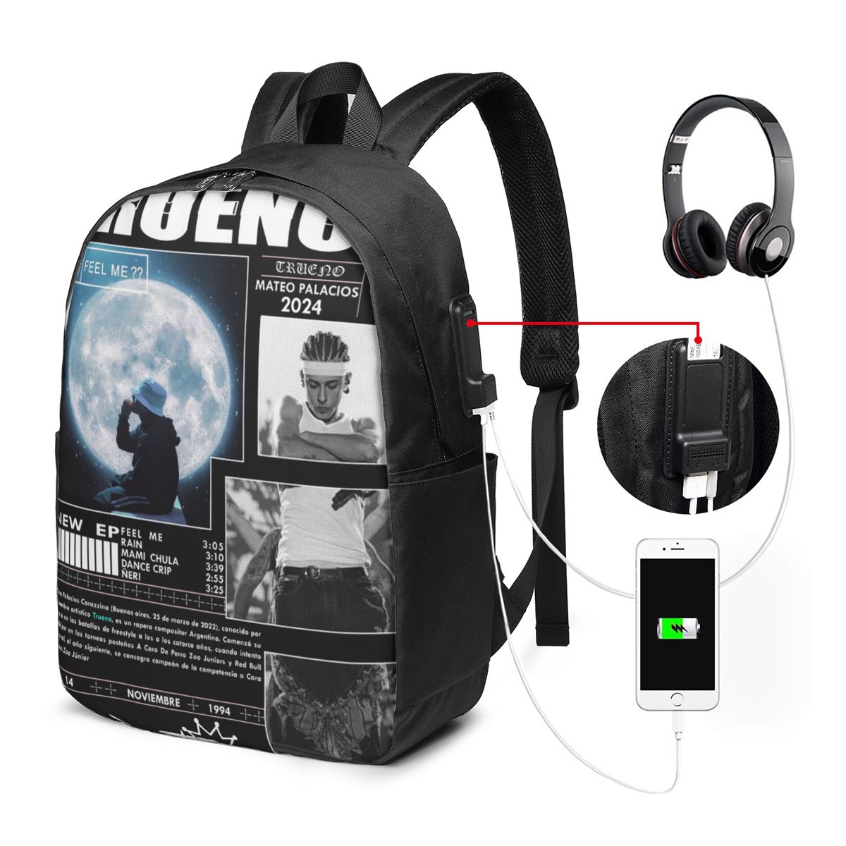 Divertente Zaino Hip Hop Truen - Travel Bags recensione e prezzo