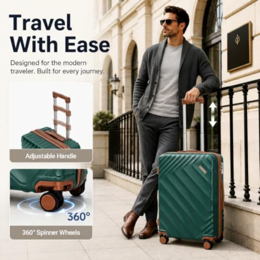 Set di 5 Valigie Espandibili a - Expandable Hard Shell Luggage Set recensione e prezzo