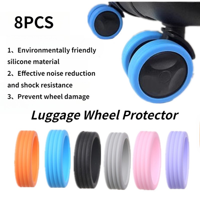 8 Pezzi di Copriruote Silenzio - Silent Replacement Luggage Wheels recensione e prezzo