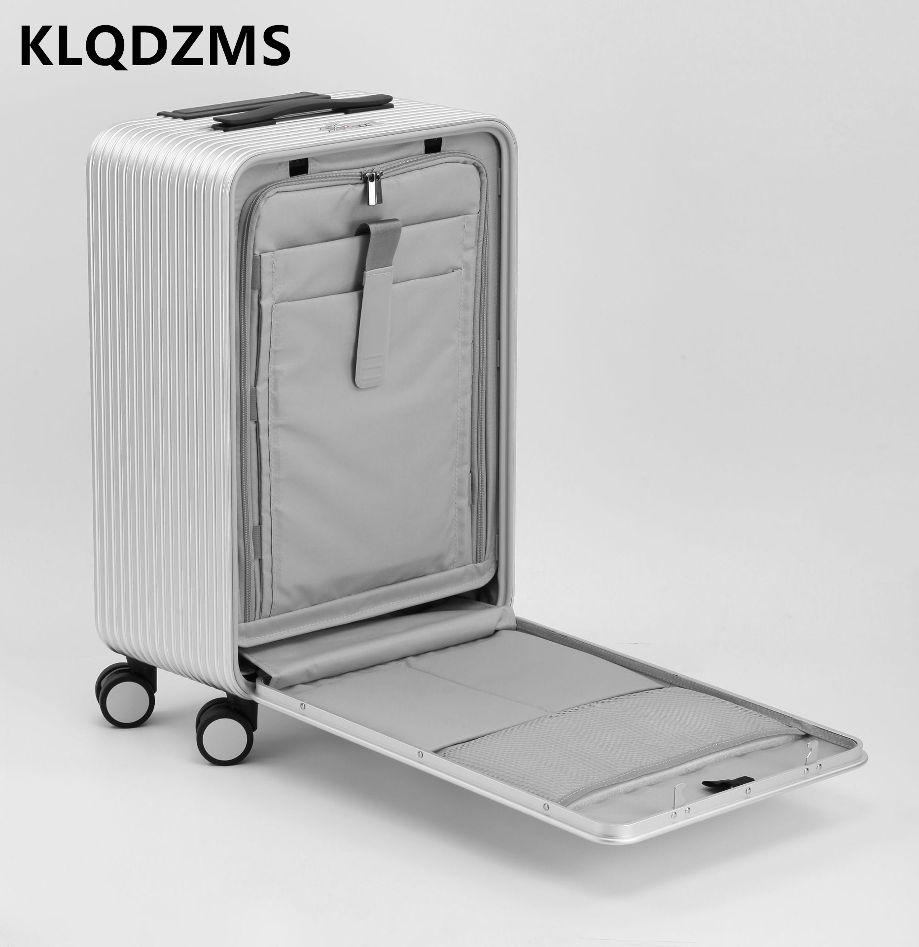 KLQDZMS Valigia per bagagli tu - Front Opening Laptop Luggage 24 Inch recensione e prezzo