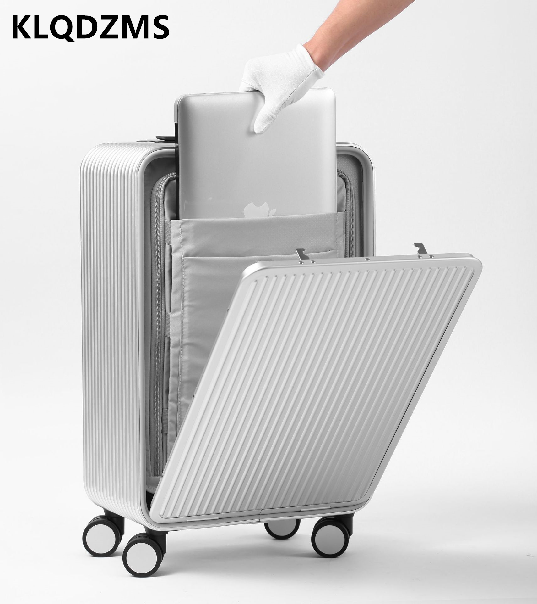 KLQDZMS Valigia per bagagli tu - Front Opening Laptop Luggage 24 Inch recensione e prezzo